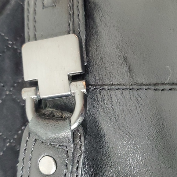 Bandolino BDClassieWomen's Black Tall Side Zip Quilted Riding Boot Size 9.5 - Picture 15 of 15